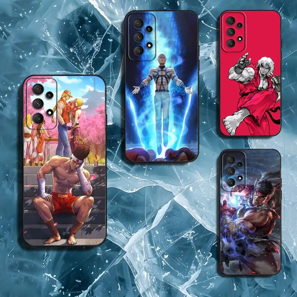 

King Of F-Fighters-s Game Phone Case For Samsung Galaxy A13,A21s,A22,A31,A32,A52,A53,A71,A80,Soft Black Shell