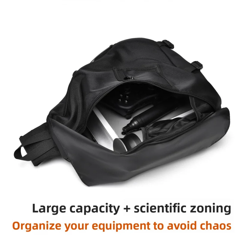 Outdoor sports and leisure water-repellent men's and women's bags，Chest Bag，Large Capacity