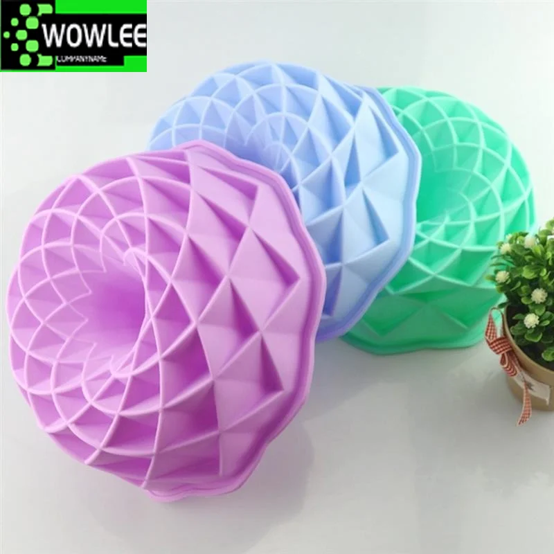 Whirlwind Petalty Silicone Mold Cake Bird Nest Shape Nonstick Round Baking Mousse Bakeware Kitchen Tools   Resin Mould