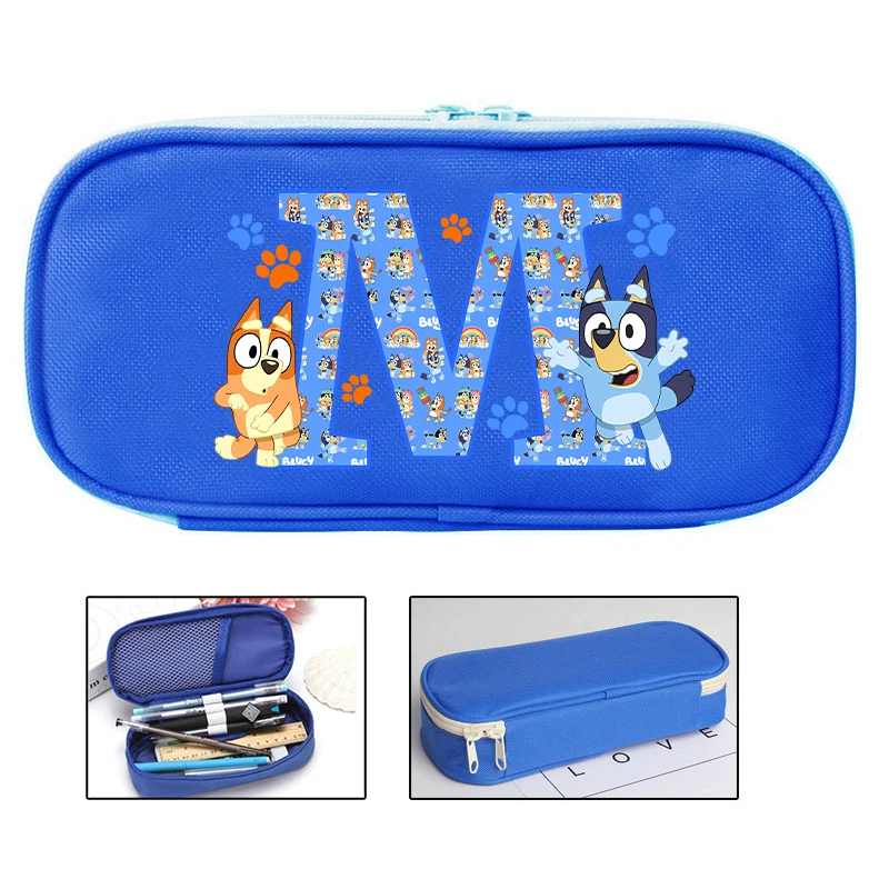

Пенал Blueyi Kawaii: Новая коллекция с аниме-персонажами и буквами A-Z, сумка для канцтоваров, для школьников, для хранения ручек, подарок для детей