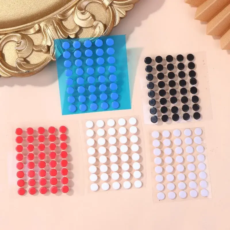 40Pcs Small Dots Universal Mouse Skates 6.5mm Diameter 0.8mm Thickness Mouse Foot Glide Feet Stickers for Smooth Movement