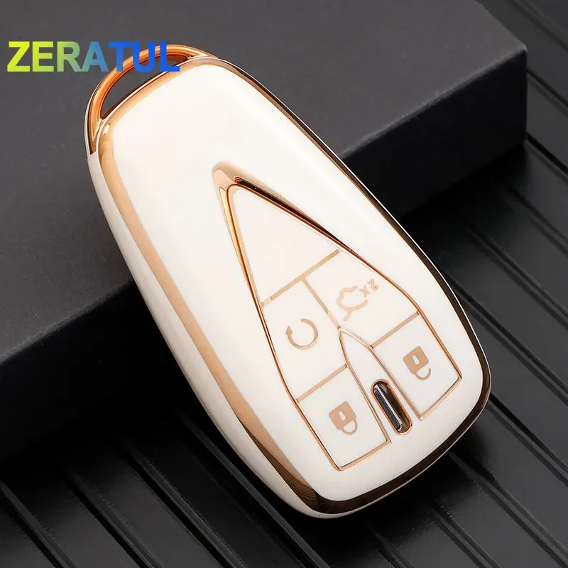4/5 Buttons TPU Car Key Cover Case Holder Remote Key Shell For Changan CS35 Plus CS55 Plus CS75 Plus 2019 2020 Accessories