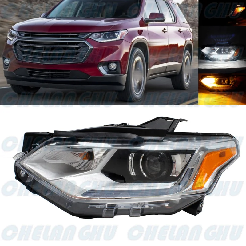 

Headlight Headlamp without Bulbs Fit for Chevrolet Traverse 2018 2019 2020 Car accessories 84887857 Left Side