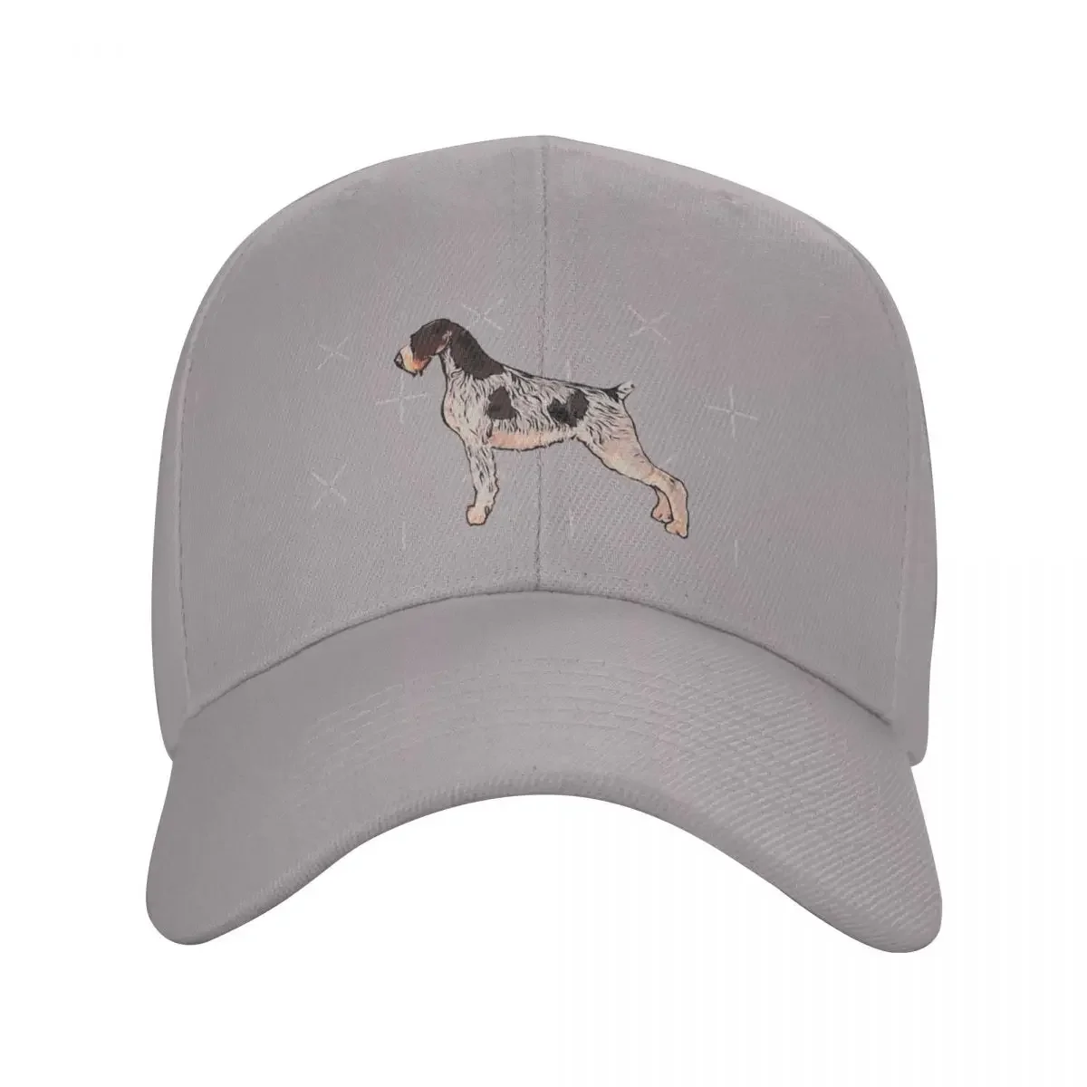 German Wirehaired Pointer Deutsch Drahthaar Fashion Baseball Cap Peaked Cap Men's Hat Women's Cap Visor Cap Deus Ex Machina