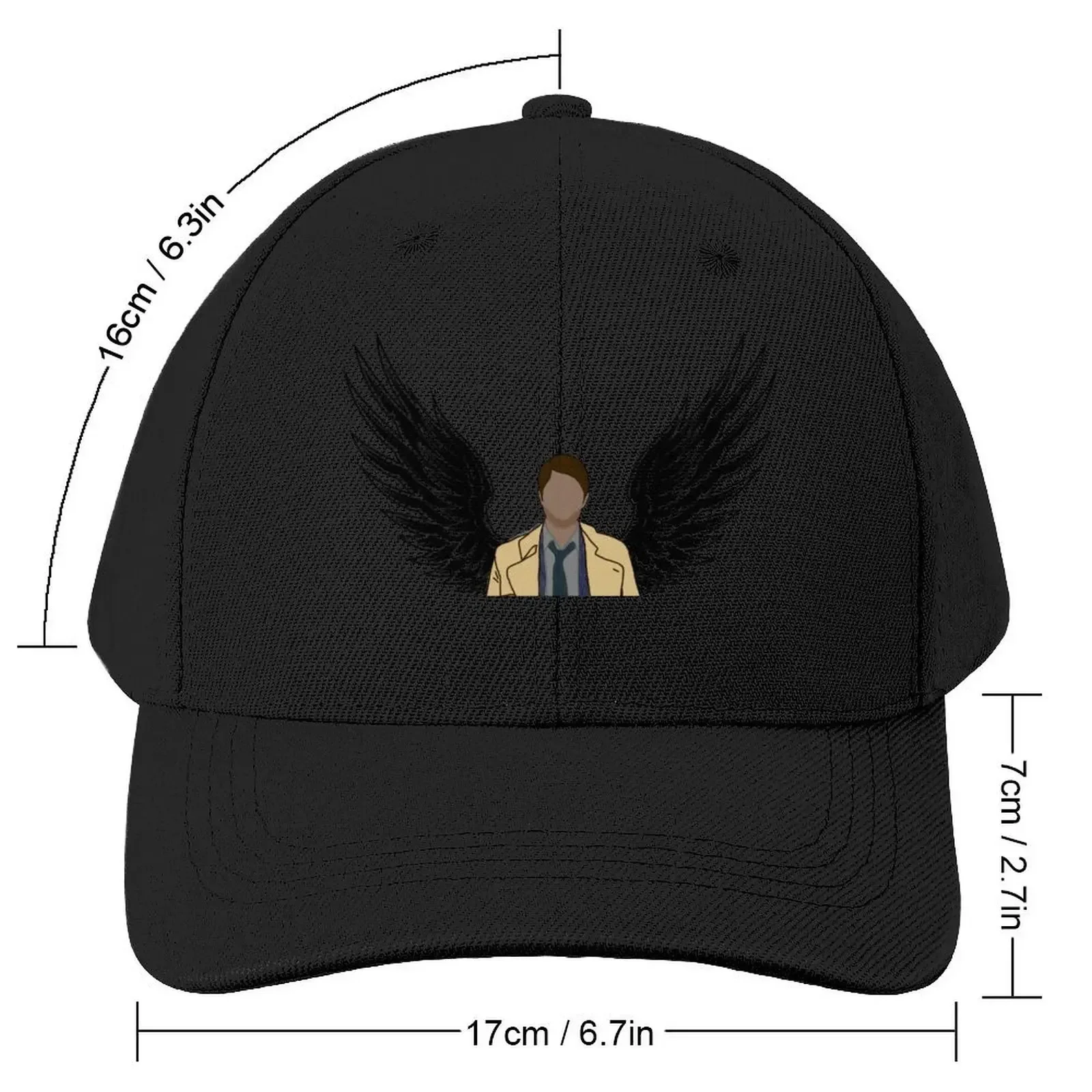 Castiel - An Angel of the Lord Baseball Cap Vintage Military Cap Man |-F-| Hats For Men Women's