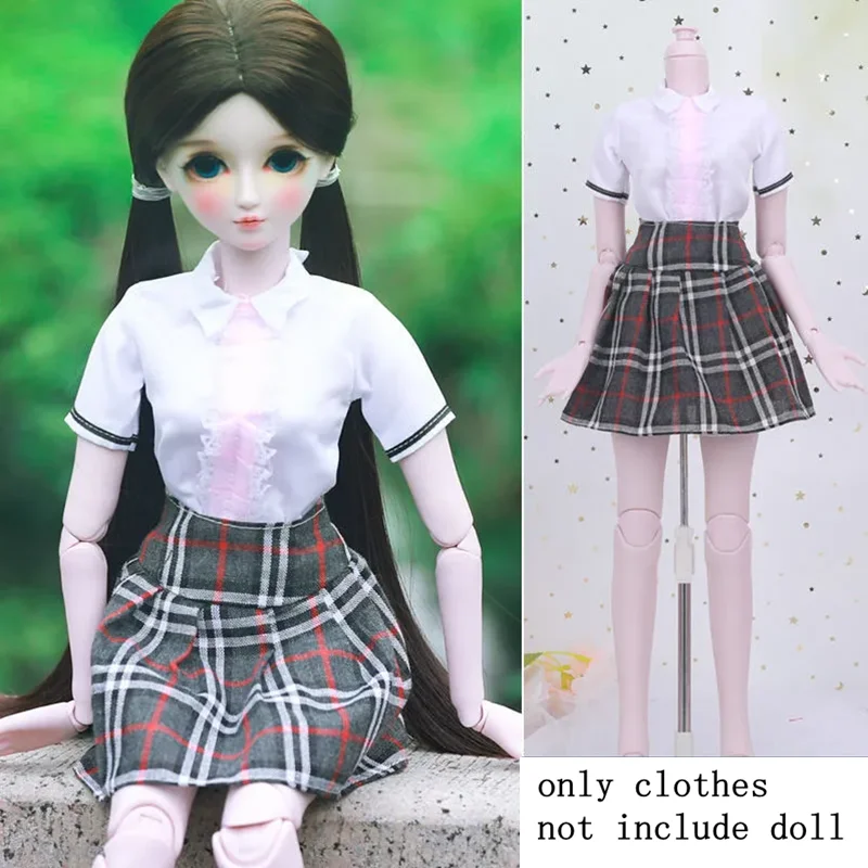 New 60cm Doll\'s Clothes for 1/3 Bjd Doll Fashion Clothing Suit Diy Girl Toys Dress Up Diy Birthday Gift Doll Accessories,No Doll