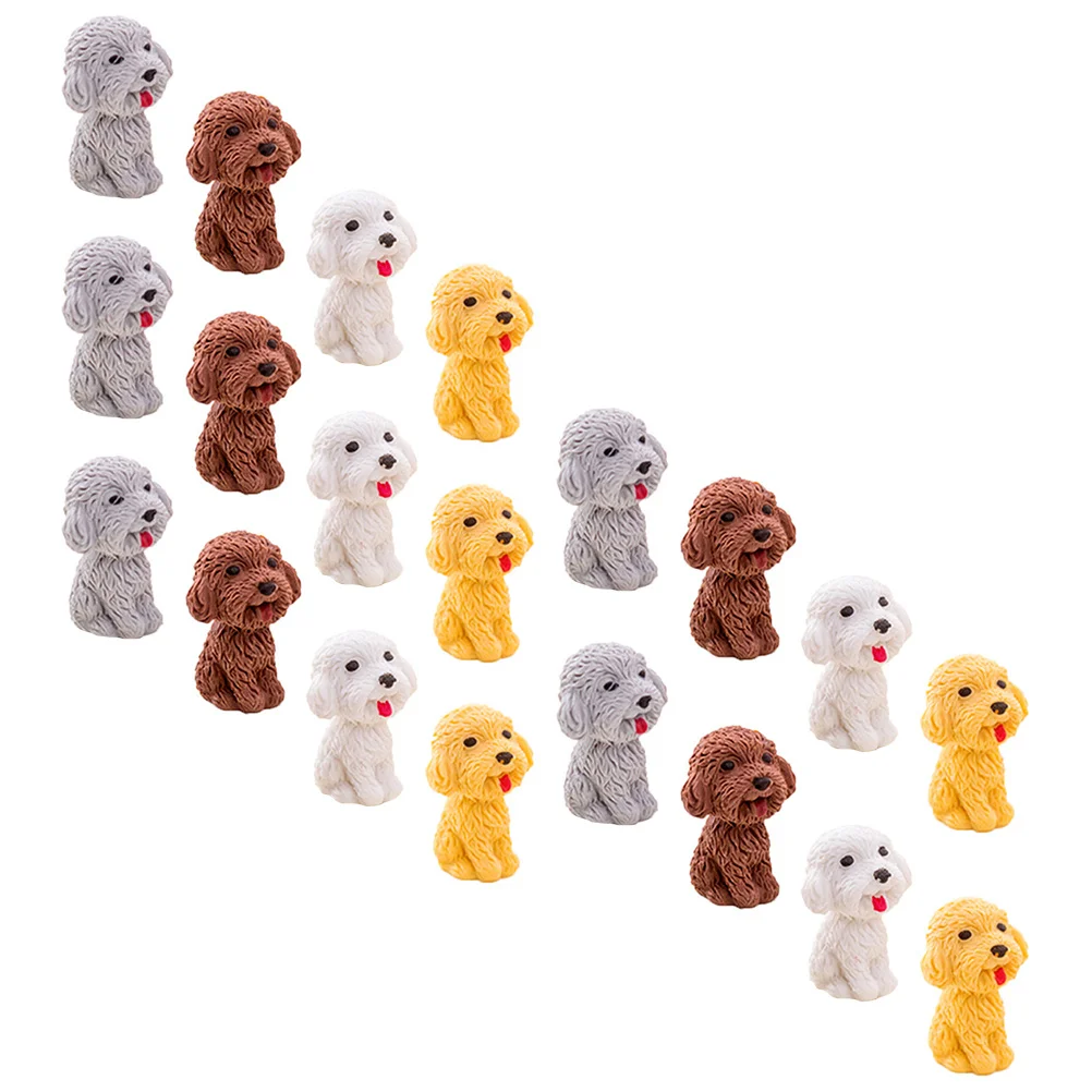 

20Pcs Dog Shaped Cartoon Erasers Unique Creative Design Students Gifts Kids Stationery Cartoon Erasers Kids Eraser