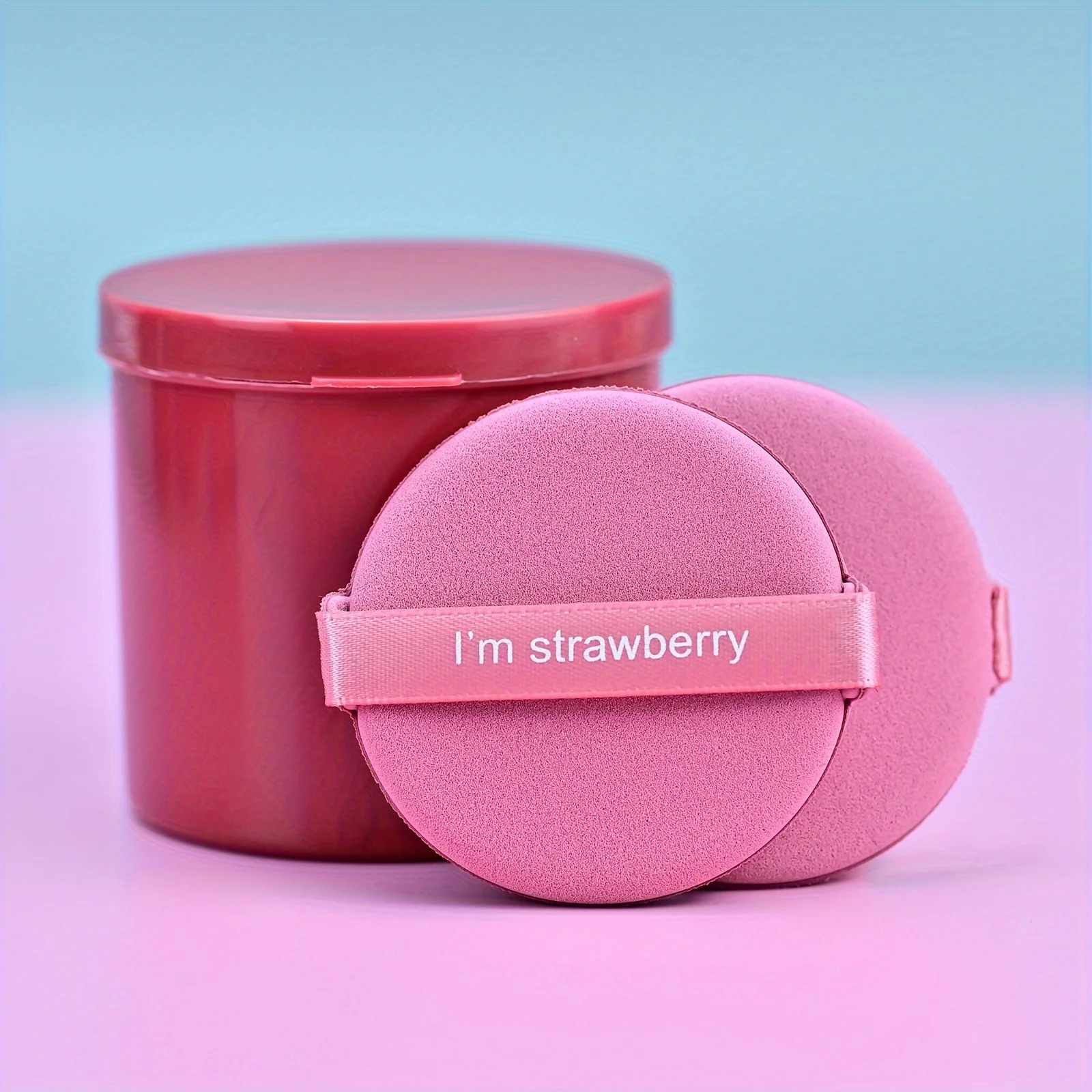 Soffio di spugna per trucco con cuscino d'aria da 7 pezzi, custodia inclusa, set di frullatori per uso rotondo/a forma di lacrima disponibile, asciutto e bagnato