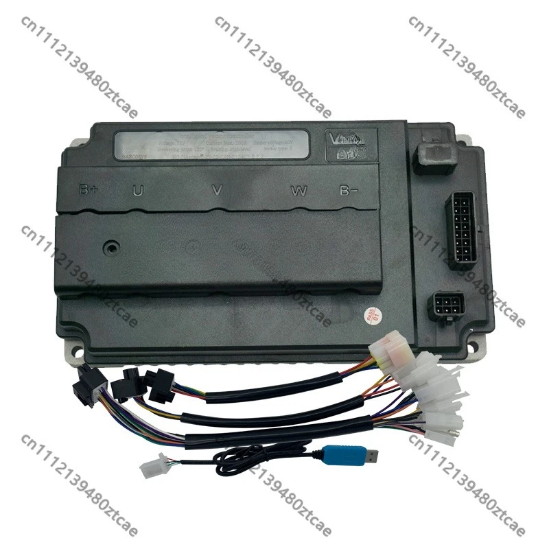 Programmable DC Gear Motor Controller 72V 80A Max Speed 80KPH For 2-3KW Electric Scooter E-Bike