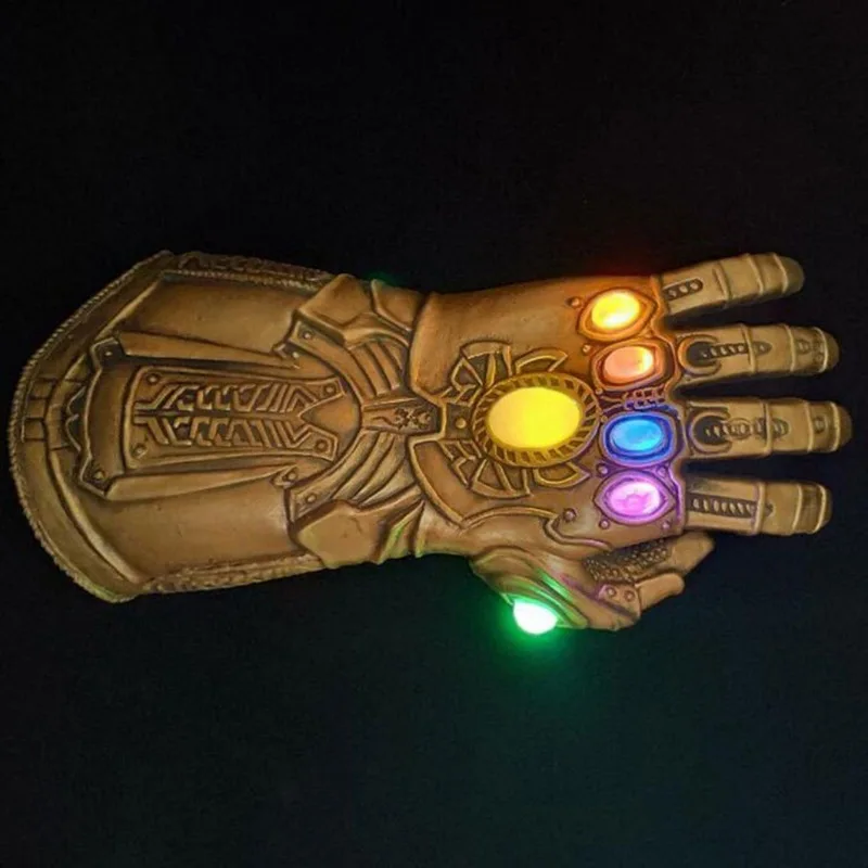 Le Cool Latex movie gloves with infinite light-up LED, adult and children's game costume props for arms view 2