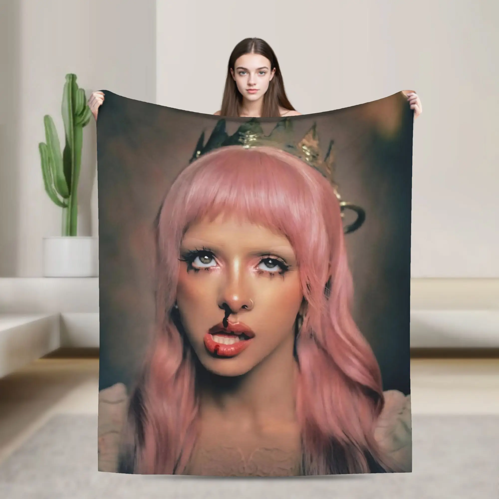 HADES SACRIFICE Melanies Martinez Blankets Flannel  Comfortable Lightweight Thin Throw Blanket for Sofa Plush Thin Quilt