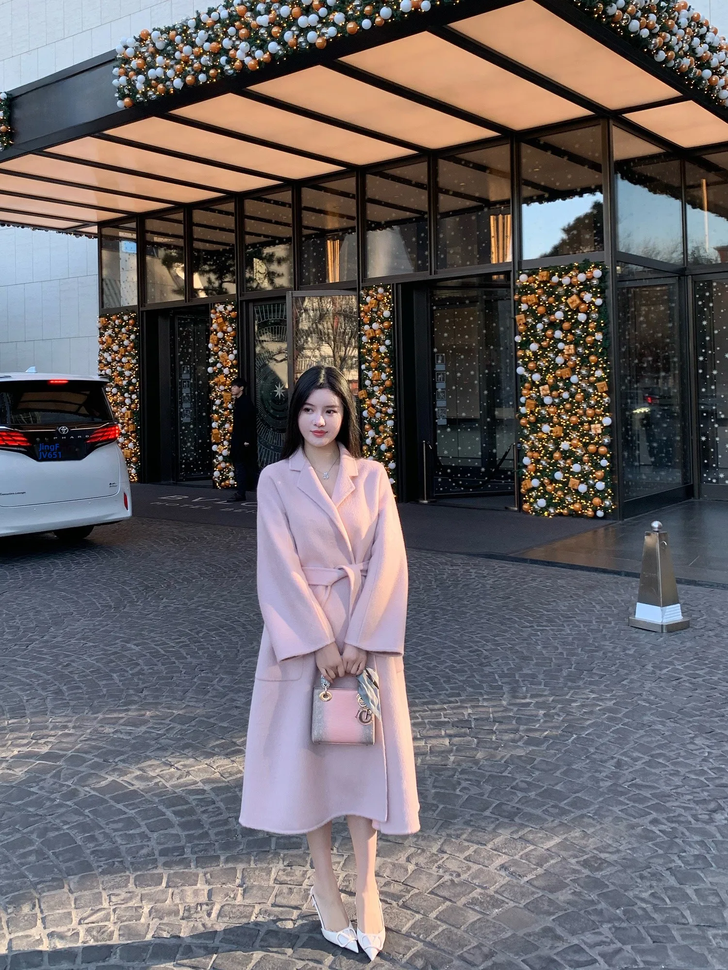 

Двустороннее шерстяное пальто средней длины из коллекции SWAN Luxury Series, 100% шерсть, свободный крой в корейском стиле, для повседневной носки