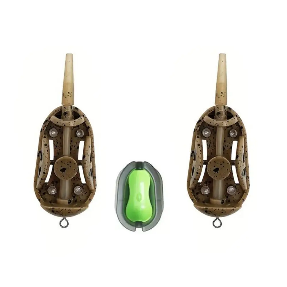 20g/30g/40g/50g/60g Method Feeder Lead Weight Mold Included Carp Feeder Kit European Type Cage Style Inline Feeder Carp Fishing view 2