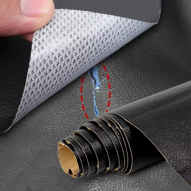 1 Roll DIY Sofa Repair Patch Self-adhesive Home Furniture Table and Chairs Fixation Repair Wear-Resisting Artificial Leather