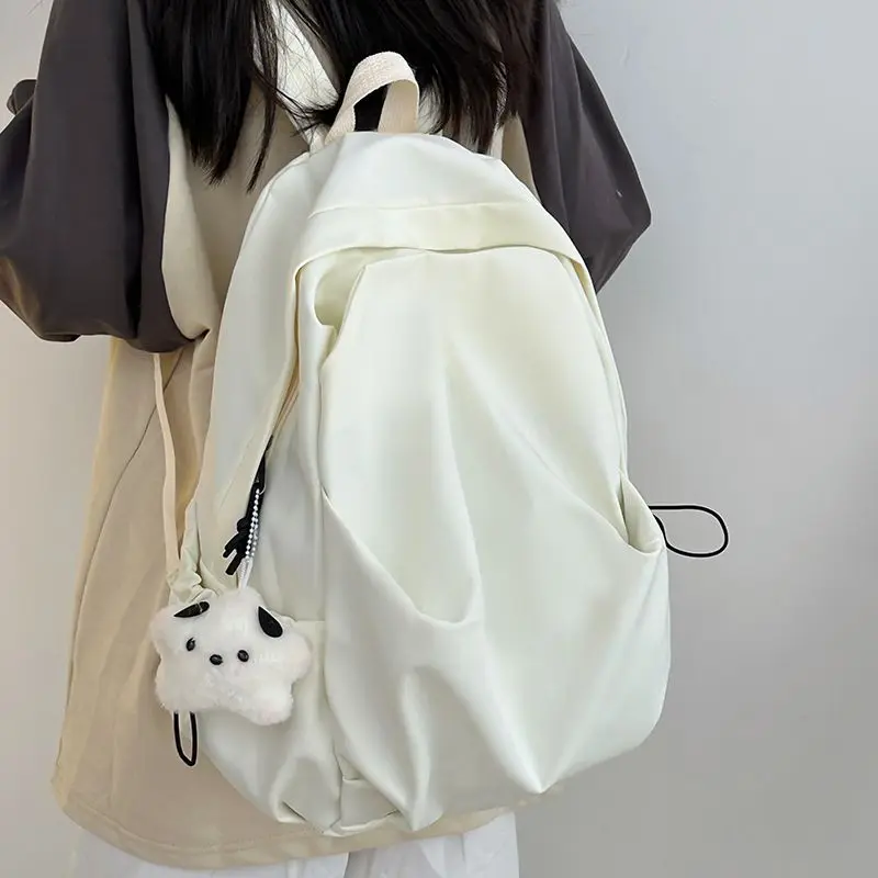 Mochila escolar de viaje de gran capacidad para estudiantes de secundaria, versión coreana, mochila informal para estudiantes universitarios que combina con todo