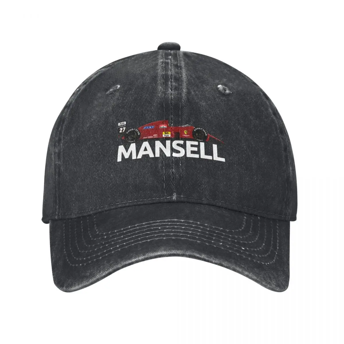 Nigel Mansell - 1989 SF 640 Large Text (RED) Baseball Cap sun hat Luxury Brand For Women Men's