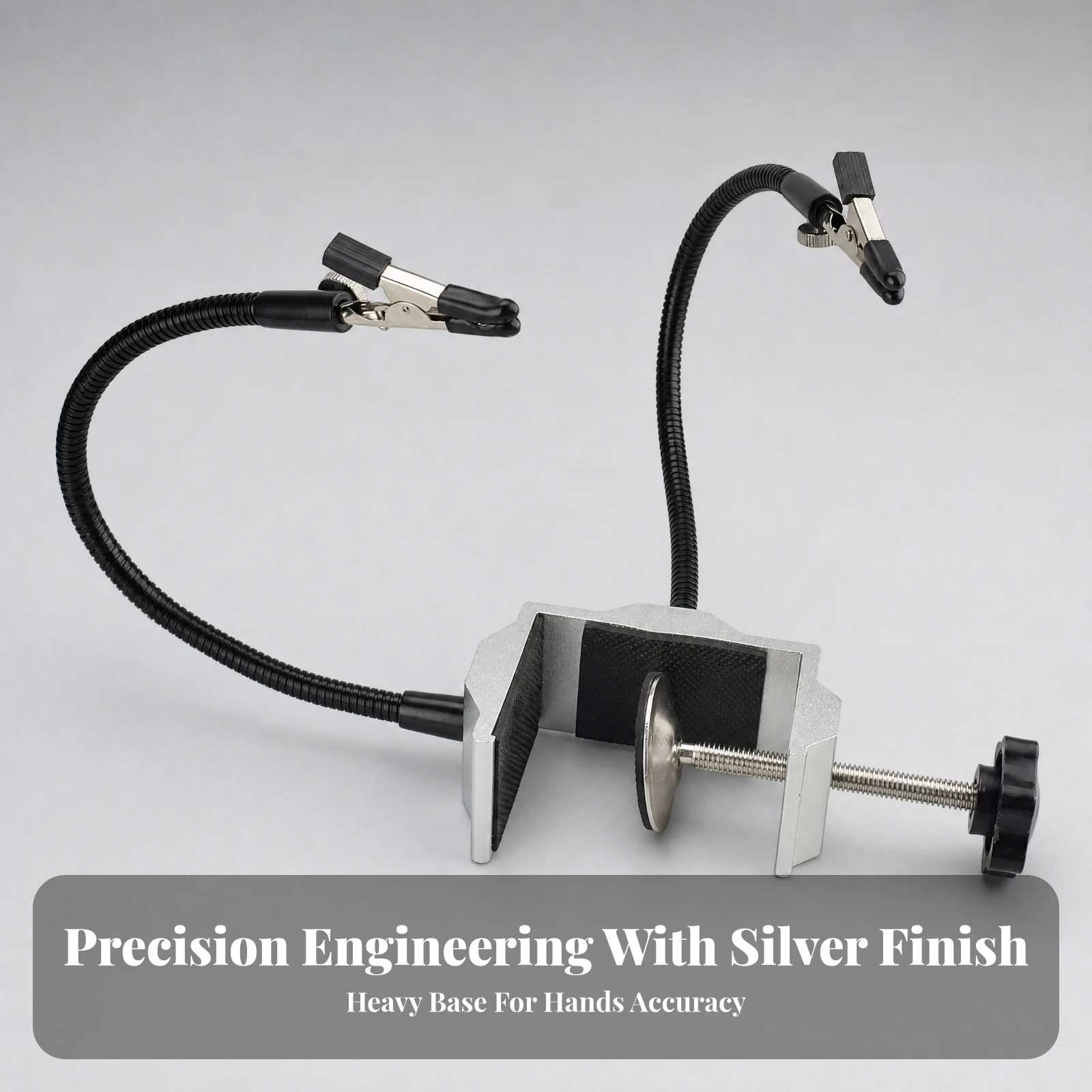 PCB Repair Solder Aid Station Flexible Soldering Helping Hands with Gooseneck Arms Adjustable Circuit Board Holder Rotating