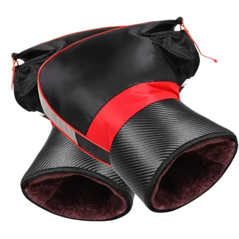 

Rainproof Winter Motorcycle Handlebar Muffs Gloves Protective Thick Warm Warmer Universal for Scooter Bike Cold Weather Cover