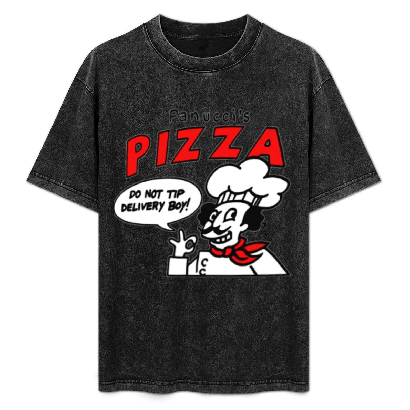

Pannuci's Pizza T-Shirt Big and Tall Casual T-Shirt