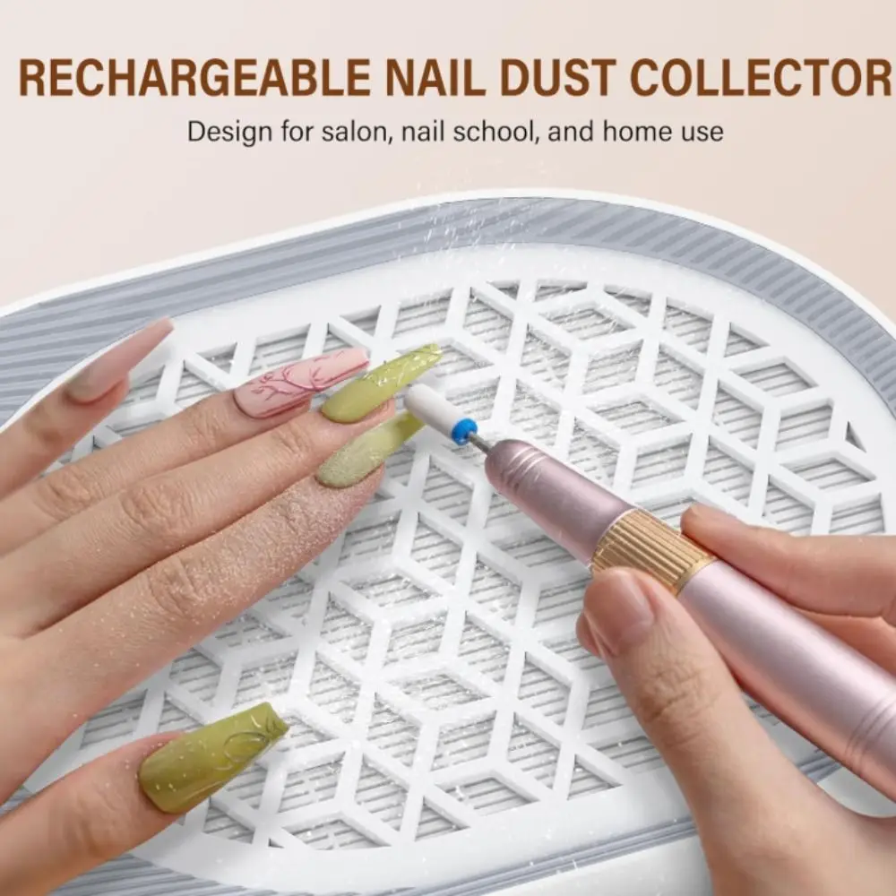 

4500 об/мин пылесборник для ногтей, сильное всасывание, регулируемая скорость, пылесос, многоразовый малошумный пылесос для ногтей