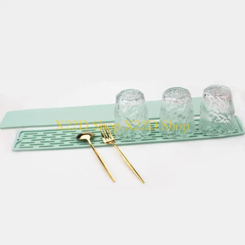X22D Multipurpose Flexible Kitchen Bar Mats With Textured Front Kitchen Accessory For Enhancing Frictions And Safety