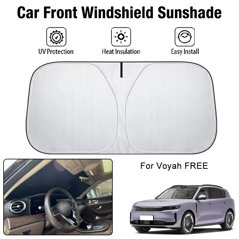 

Car Front Windshield Sunshade Cover For Voyah FREE UV Block Heat Insulation Auto Interior Sun Protection Accessories
