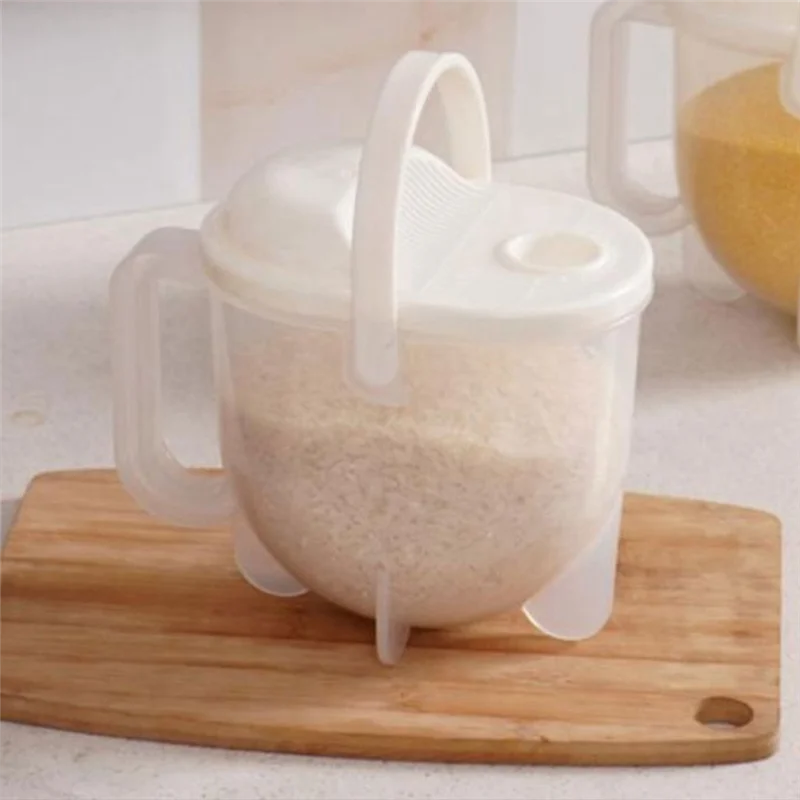 2025 Trendwashing Rice Machine Plastic Strainer With Handle Convenient Multifunctional For Kitchen Supplies
