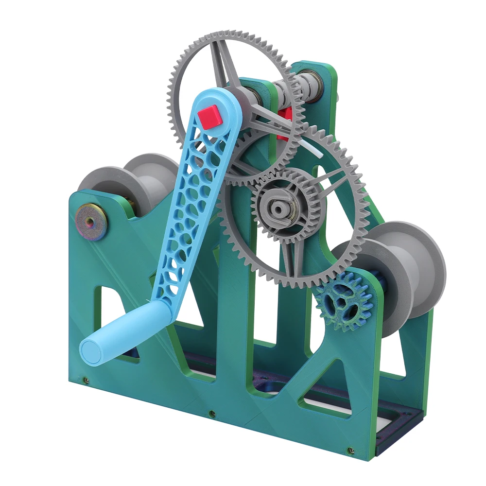 

3D Filament Winder Hand-Cranked Electric/Manual Switchable Spool Wrapping Tool Universal Spooler for 3D Printing