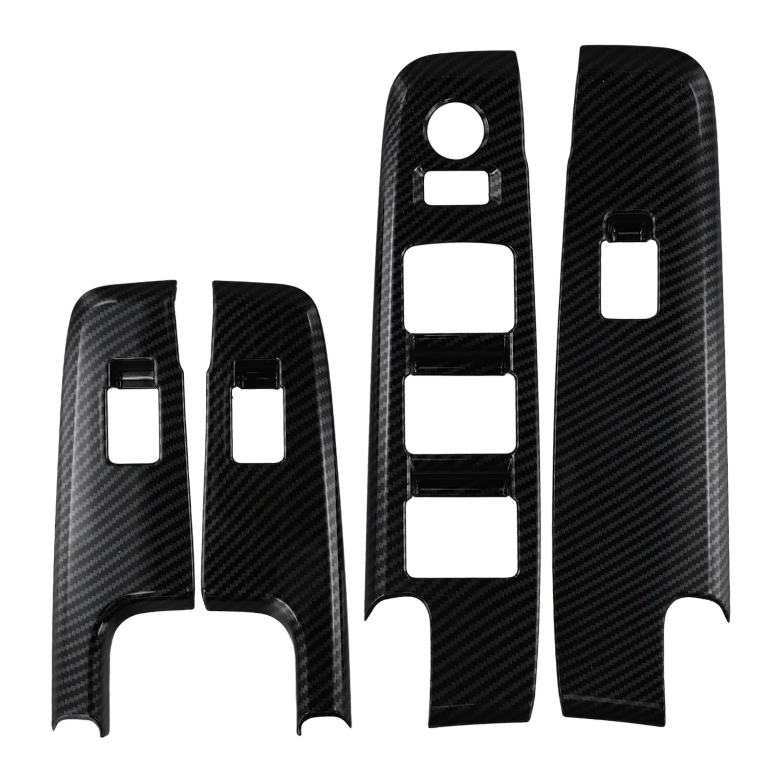 

Transform Your Vehicle's Interior with a Stylish Carbon Fiber Window Lift Switch Panel Trim Suitable for Isuzu dMax (23 24)