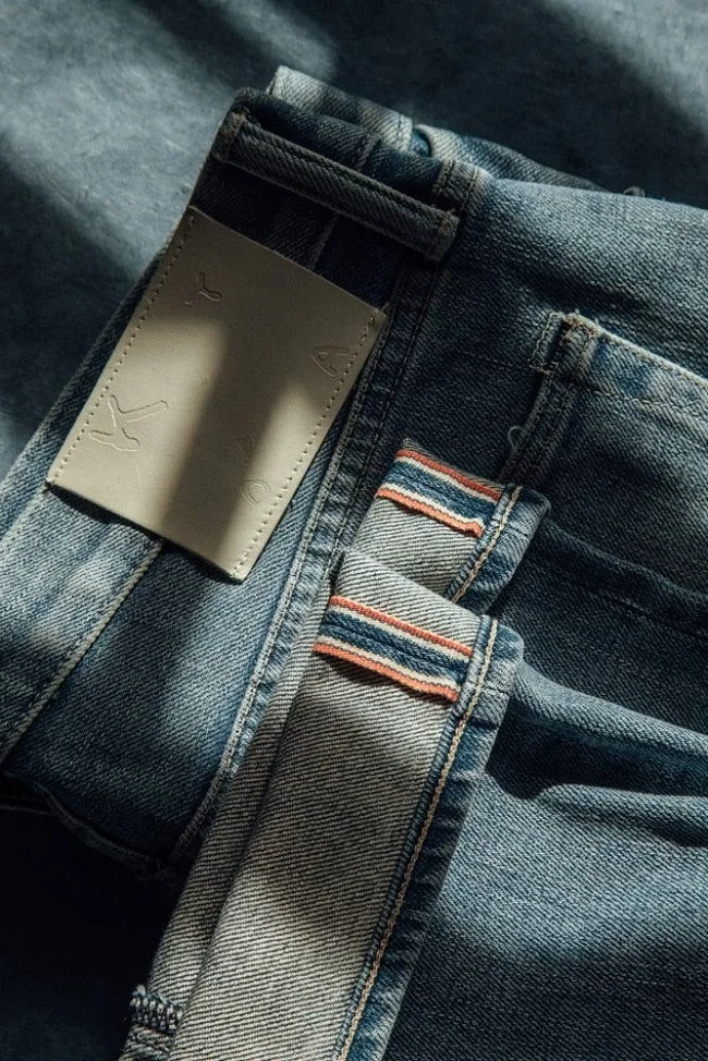 the classic vintage blue jean, selvedge denim jeans
