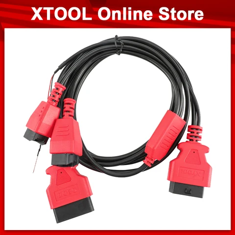 Универсальный кабель-адаптер XTOOL FCA 12 + 8 разъемов для Chrysler Connect с X100Pad3 A80pro A80promaster EZ400pro D7 D8 D9 D9Pro