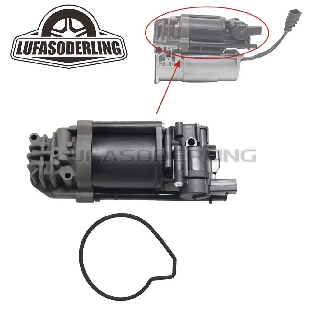 

For Audi A8 D4 4H A6 S6 C7 Quattro Air Suspension Compressor Pump Half Assembly w/ Seal O-Ring 4H0616005C 4H0616006 Brand New