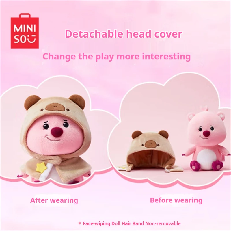 Miniso Loopy Plush Toy Series Kawaii Animal Anime Friends Head Set Plush Toys For Birthday Gifts  Plush Toys Bulk Stuffed Animal