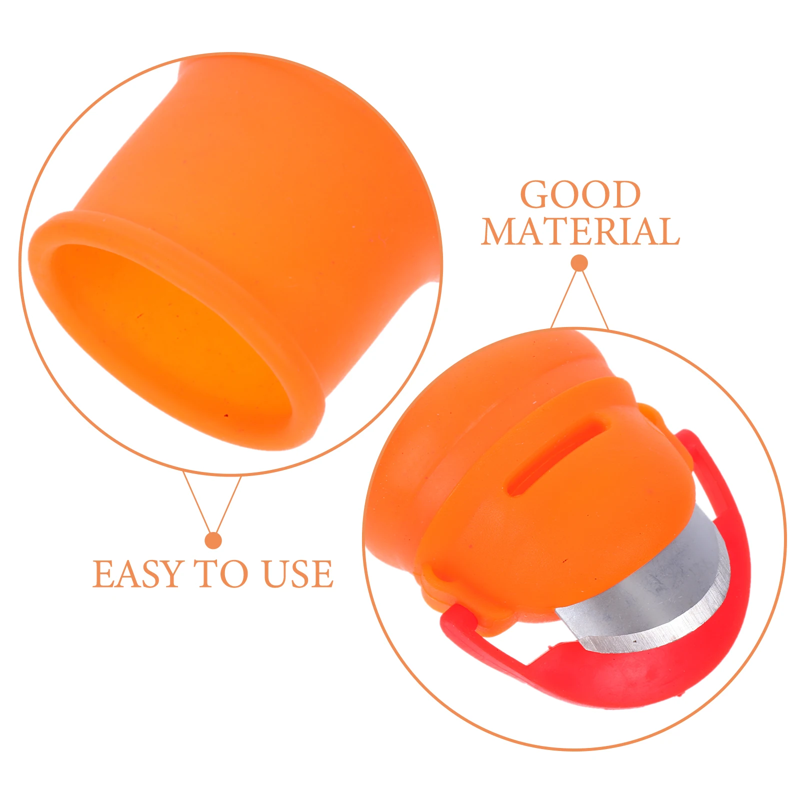 Pepper Picker Thumb Tool Vegetable Kit Separator Nail Protector Set Gardening Supplies Stainless Steel Blade Soft