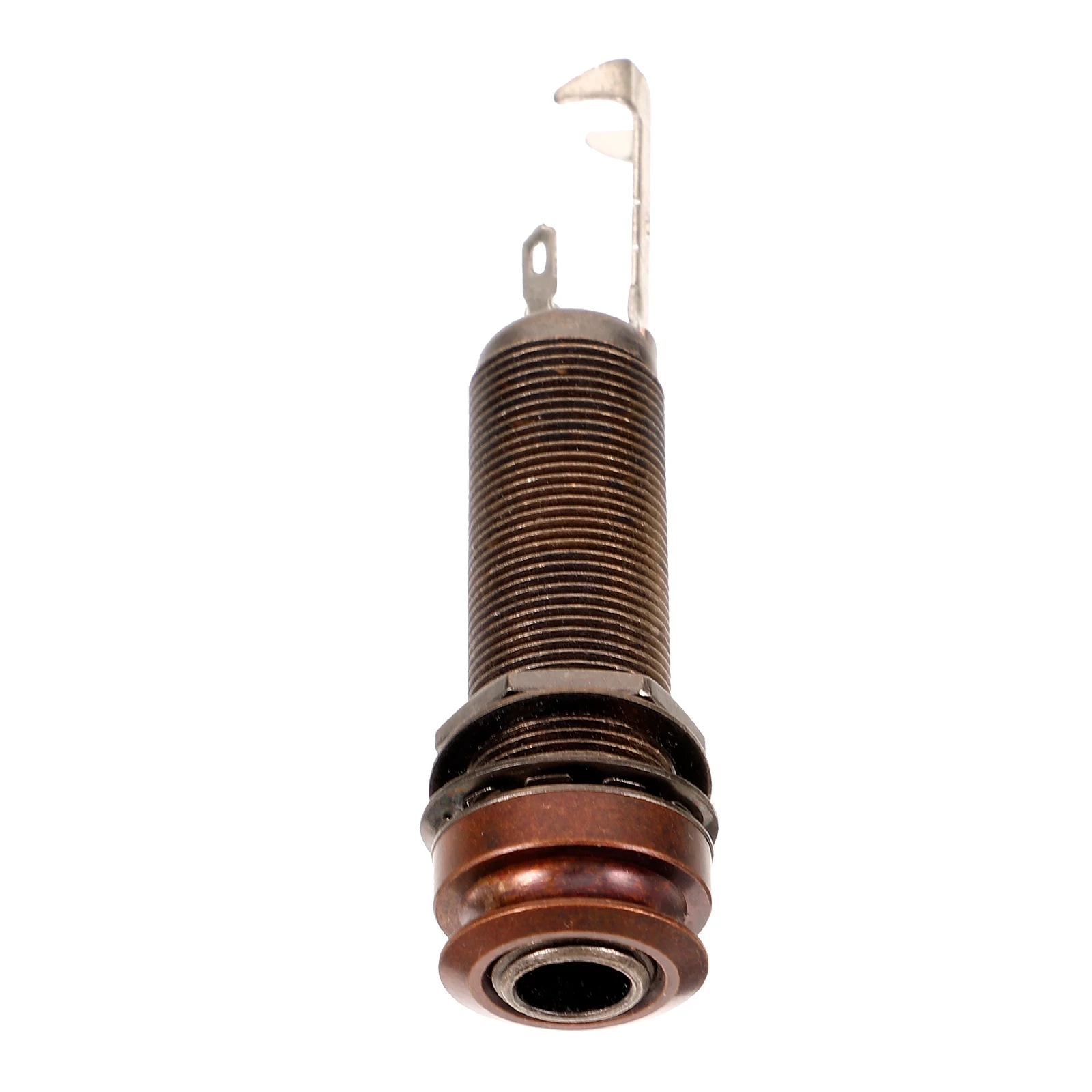 

Guitar End Pin Jack 6.35mm Aluminum Alloy Studs Pickup Socket Metal Bass Fitting Threaded Output JACK Electric Cable