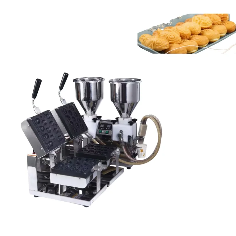 Máquina comercial de llenado y gofres de nueces, equipo de lechada de donuts y pasteles para tiendas de refrigerios