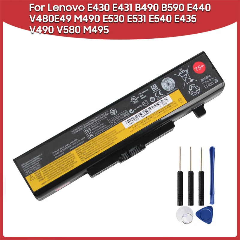 

Сменный аккумулятор 6 ячеек для Lenovo V580 V480 E430 E431 B490 B590 E440 E49 M490 E530 E531 E540 E435 45N1042 48 Втч с длительным сроком службы