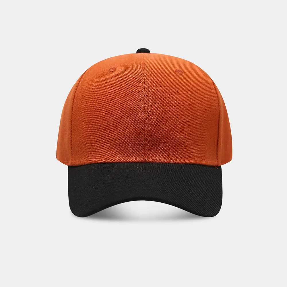 Customized Printed Logo Baseball Cap Men Women Solid Color Blocking Casual Sport Hat Outdoor Sun Protection Dad Caps view 3