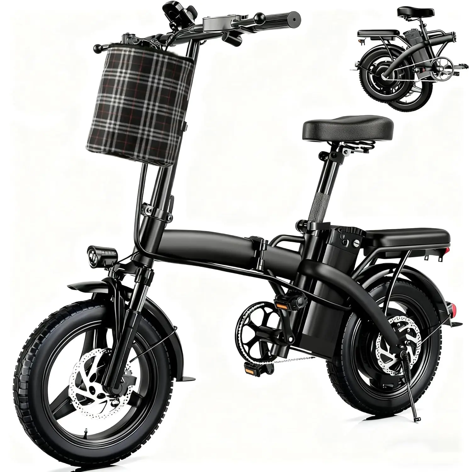 

Electric Bike for Adults&Teens,550W Motor City Commuter Foldable Ebike with | 48V 12An Battery | 23MPH | 35 Miles |, Customized