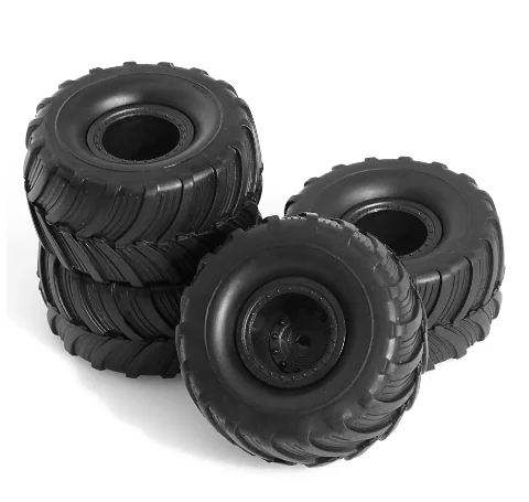 4 Stuks 52Mm 1.0 "Monster Truck Velgbanden Set Voor 1/18 Trx 4M 1/24 Fms Fcx24 Axiale Scx24 Ax24 Rc Crawler Auto Upgrade Onderdelen