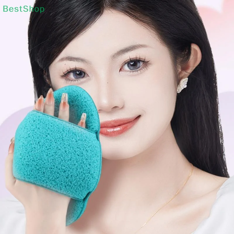 Esponja de limpeza facial macia reutilizável, esponja de limpeza facial, spa, massagem, maquiagem, removedor profundo para ferramenta de cravo
