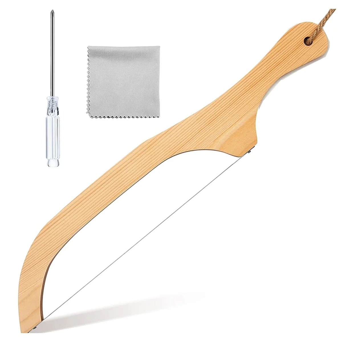 JXRIM-Couteau en bois avec manche en bois, JXBow, Coupeur de pâte, Zones, Fait