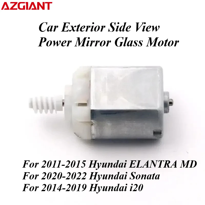 FC140RM07700 Azgiant Car Exterior Side View Power Mirror Glass Motor Actuator For Hyundai ELANTRA MD Sonata i20 IX20 Auto parts
