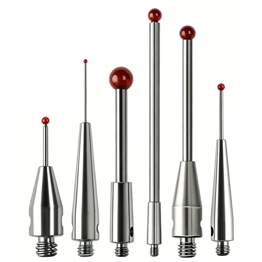 Three coordinate measuring needle, three-dimensional tungsten steel rod probe, Renishaw probe accessories, ruby M2M3