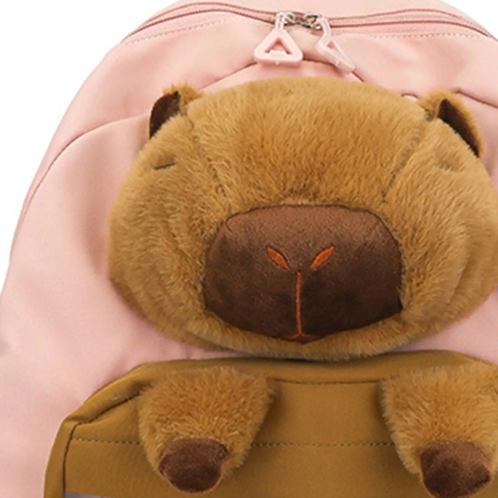 Capybara Cute Cartoon Backpack, alças ajustáveis, mochila para crianças, ao ar livre, interior, uso diário, adultos