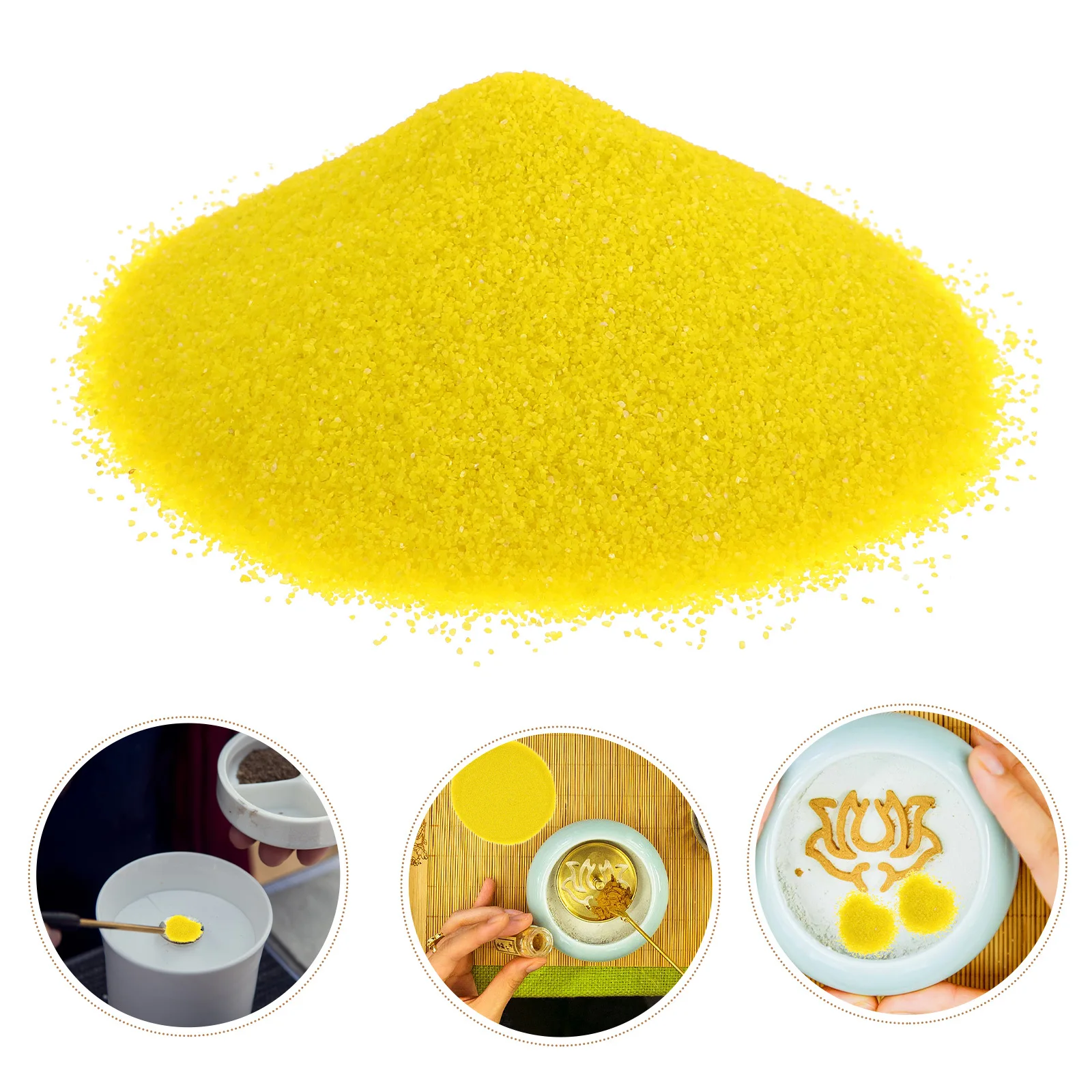 

1Pack Xiangzhuan Ash Filler Fine Quartz Sand for Incense Burners Stick Cone Coil Meditation Yoga Rituals Spiritual Use