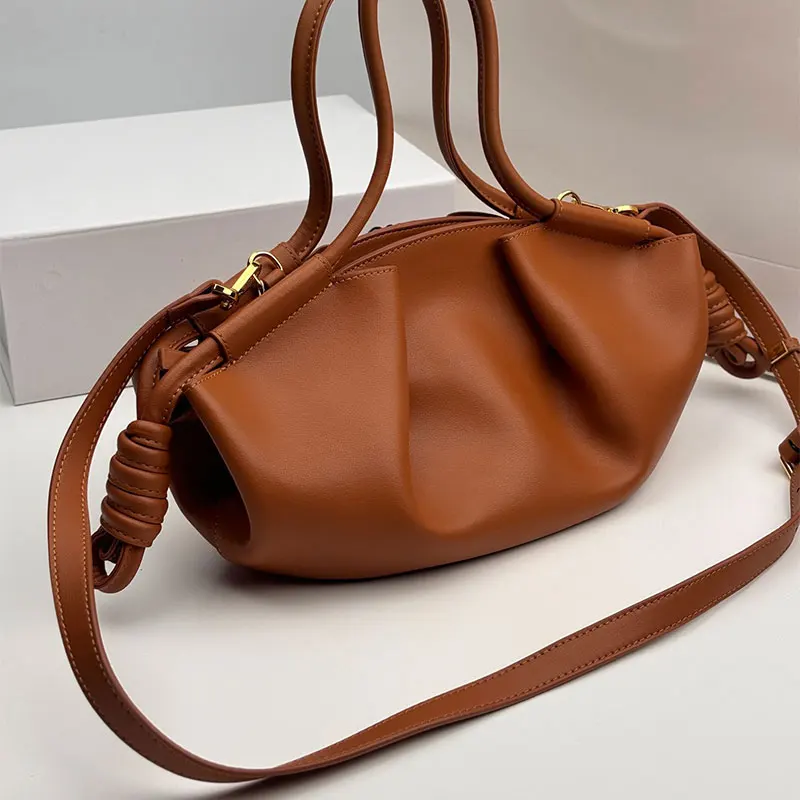 Cloud Dumpling Bag Luxury Design Handbag High Quality Leather Women Tote  Shoulder Crossbody Bag Purse