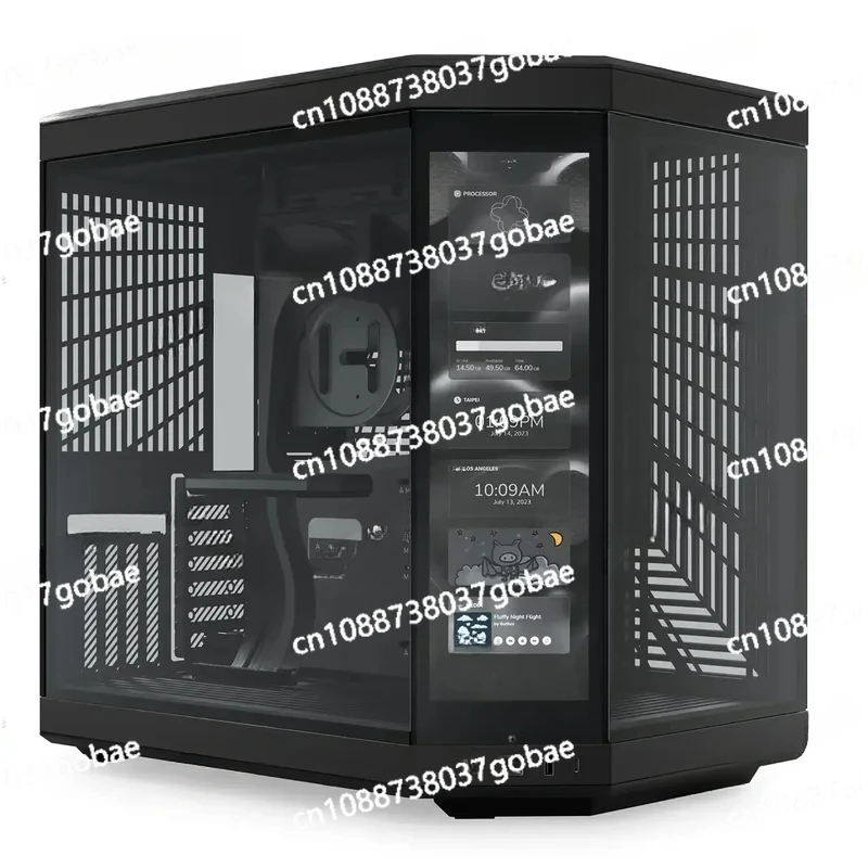 

Integrated 4K LCD Touchscreen New HYTE Y70 Touch Dual Chamber ATX Mid Tower Modern Aesthetic Case