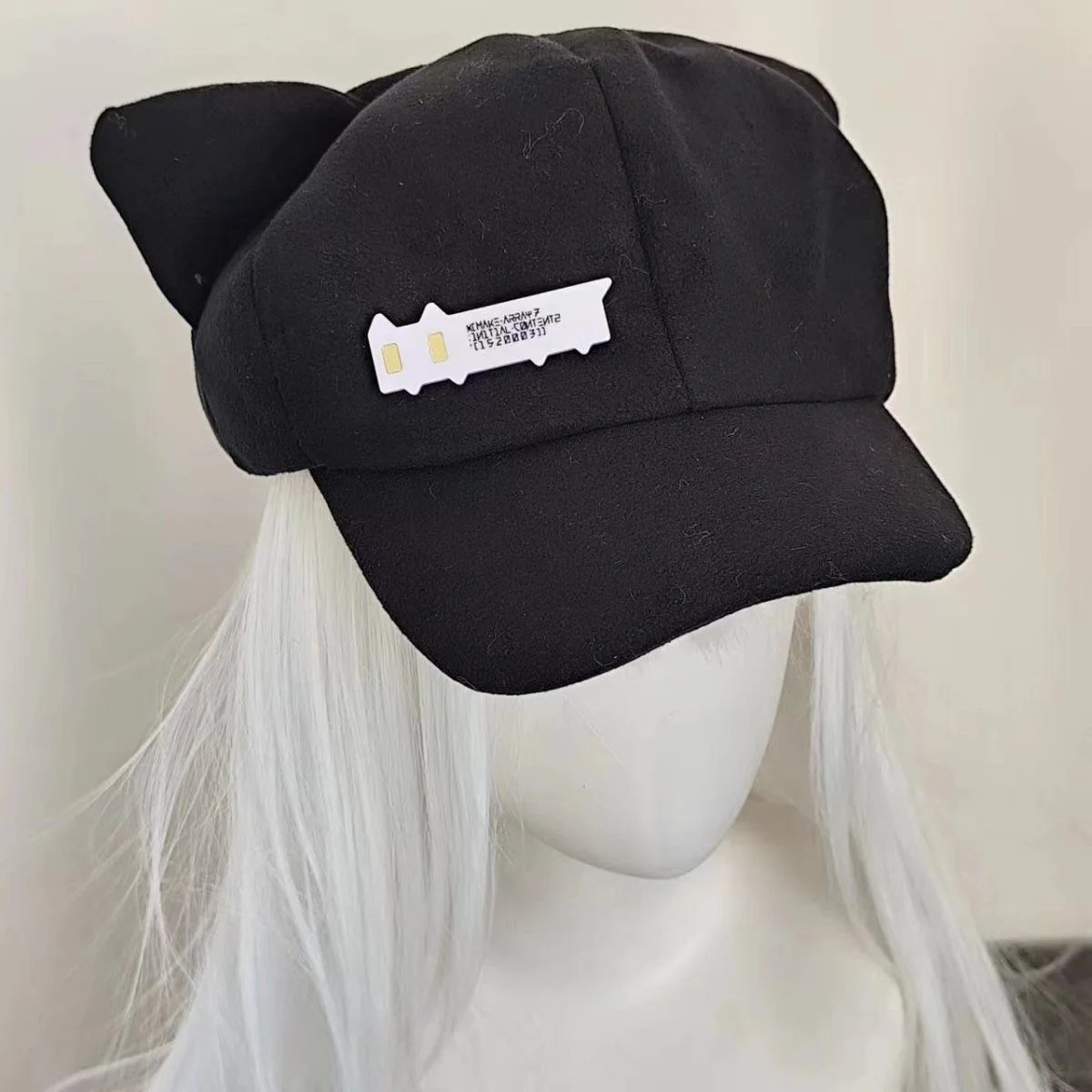 Lolita Girls Subculture Kitten Ears Beret Cute Leather Buckle Y2K Octagonal Hat Ins Punk Harajuku Style Japanese Jk Hat