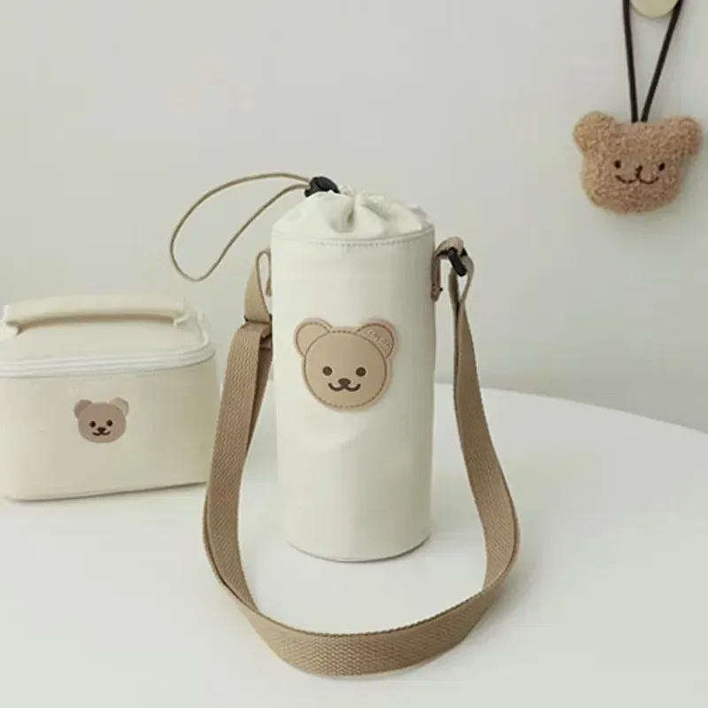 Baby Bottle Bag Bottle Warmer Baby Feeding Aluminum Mold Insulation Outing Stroller Hanging Bag For Storage Cups Drinks Cover